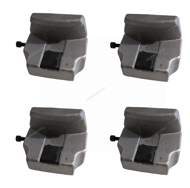 Комплект накладок (4шт) для работы с алюминиевыми дисками для 46TRKE42, 46TRKE, 46TRK26 NORDBERG 01-00018214