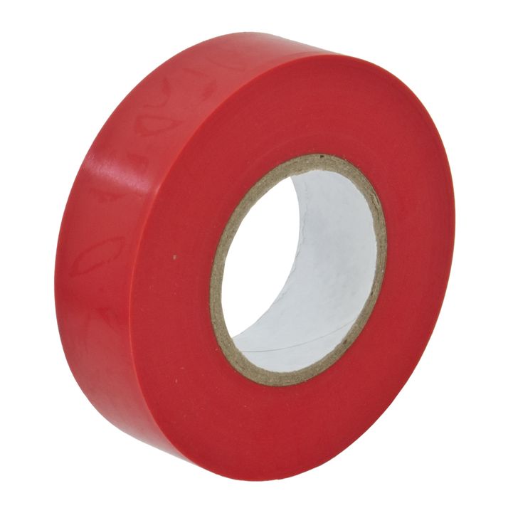 Лента изоляционная PT-1820 RED 18мм х 20м (красная) MEGAPOWER /10/200