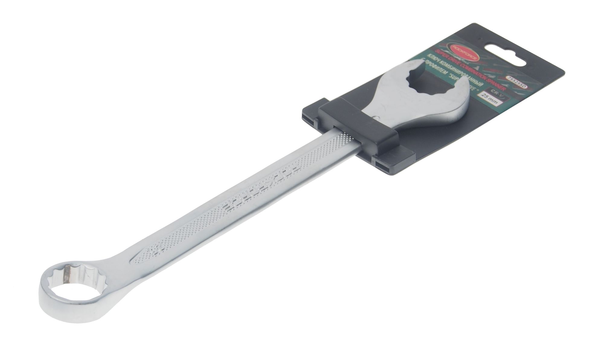 Ключ комбинированный 25мм RF-75525SD с профилем "Super drive" ROCKFORCE /1/10