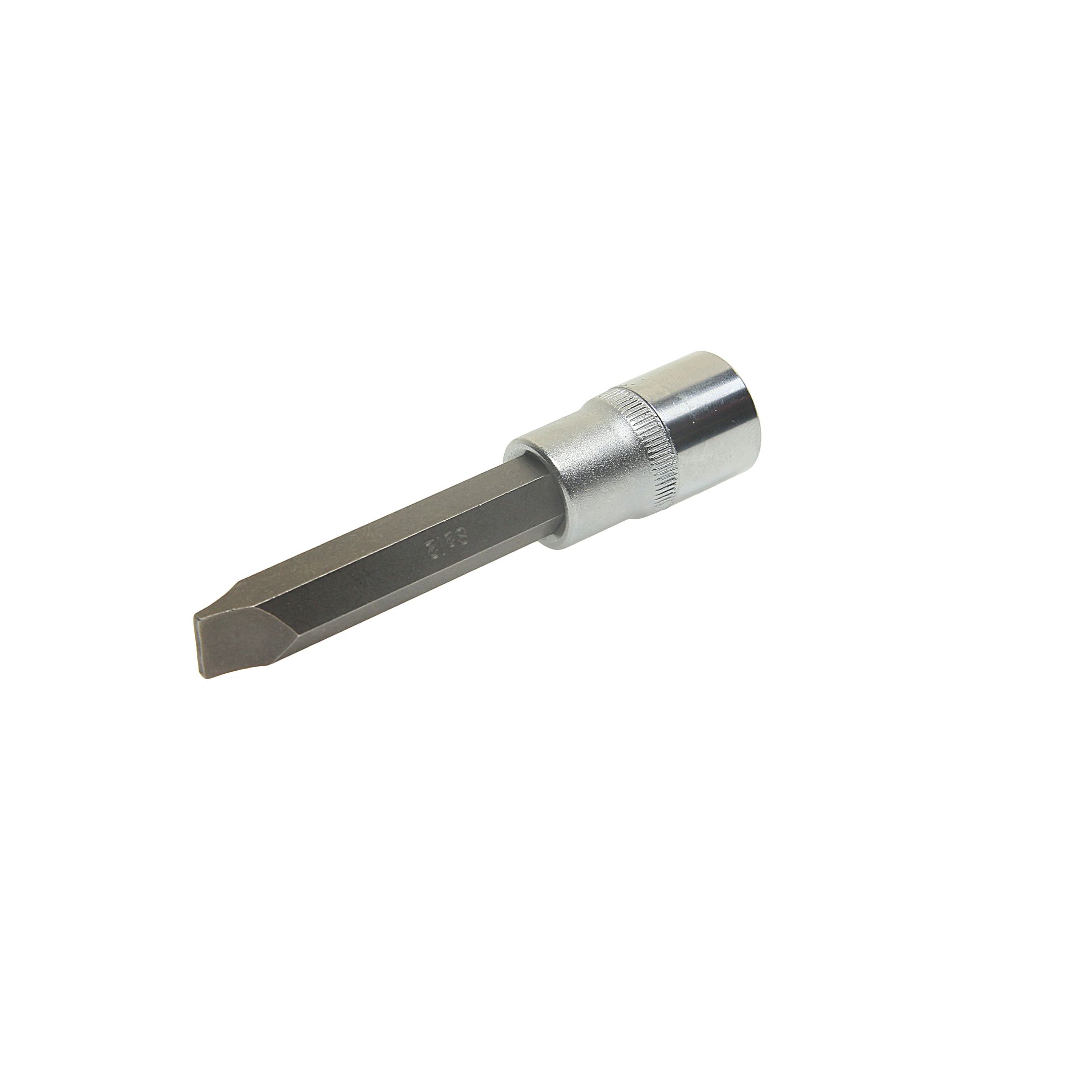 Насадка-вставка с битой шлиц SL12 ER-94307 1/2 12мм L=100мм ЭВРИКА /1/20