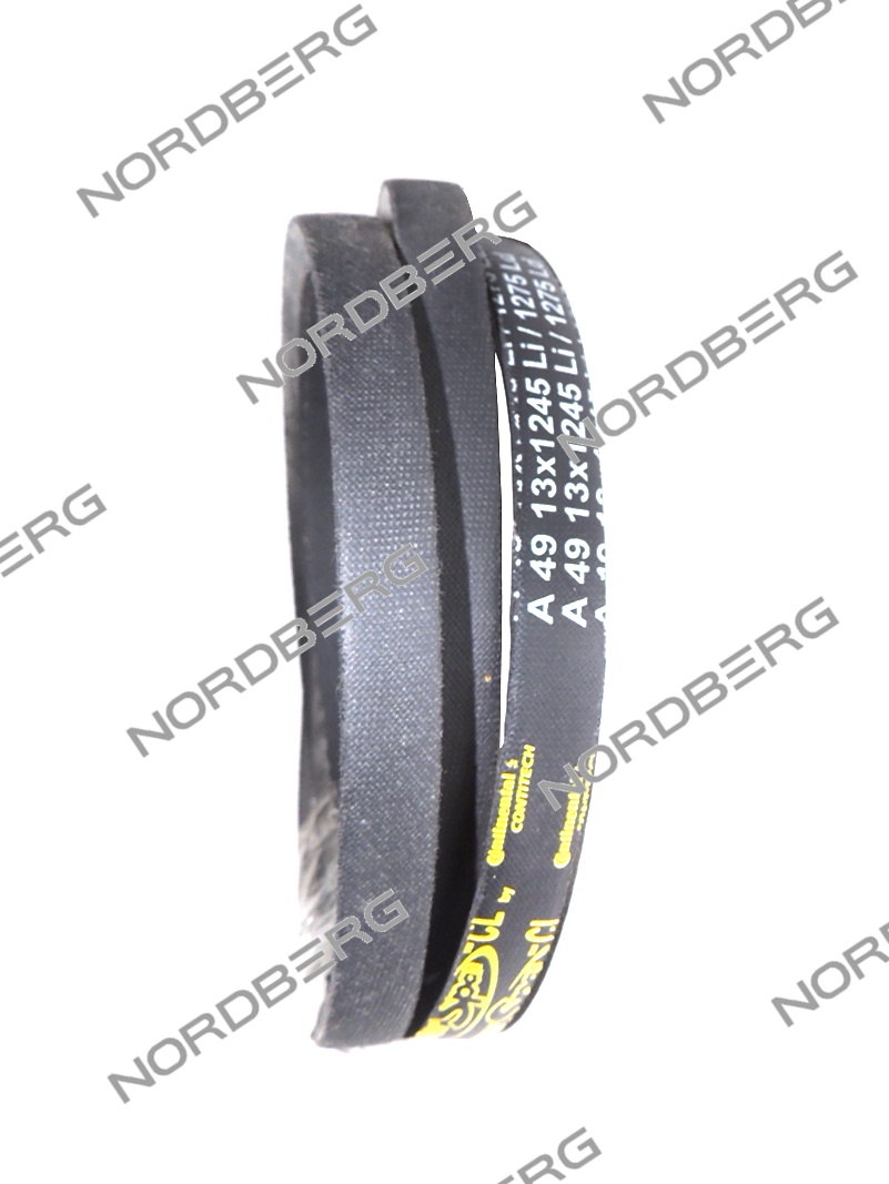 Ремень клиновой A 49 Li=1245 мм, Ld=1275 мм для NCE50/280 NORDBERG NCE#BL1245/1275