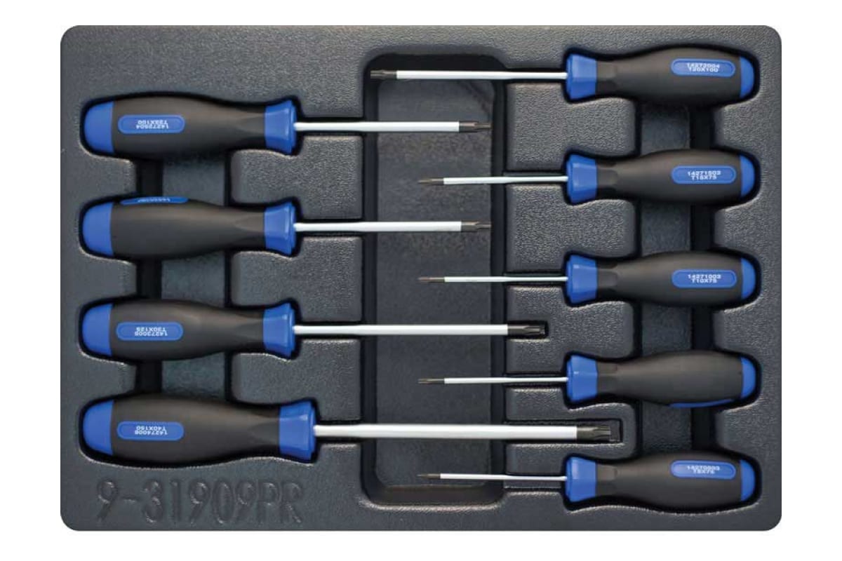 Набор отверток TORX, 9 предметов