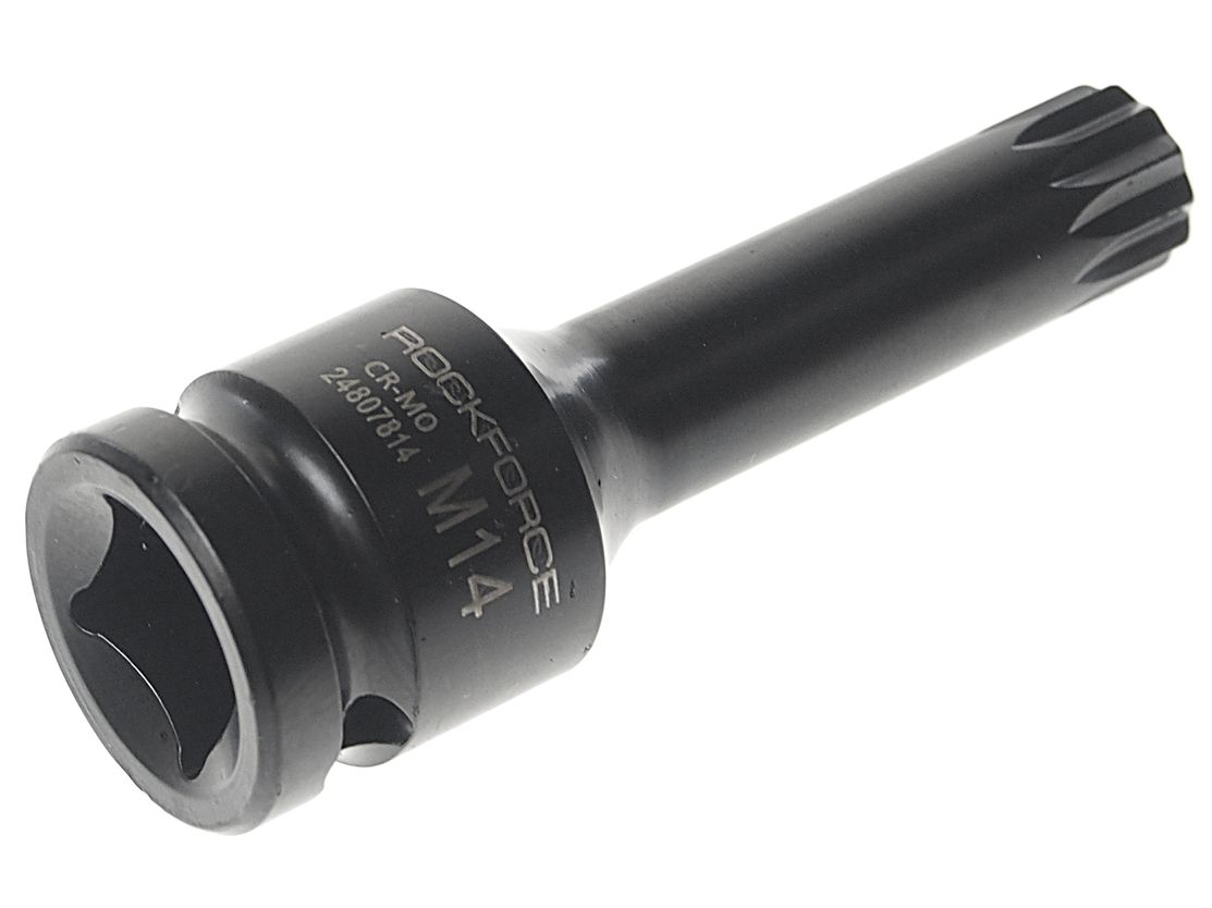 Головка-бита SPLINE ударная 1/2", M14 ROCKFORCE RF-24807814 /1/120