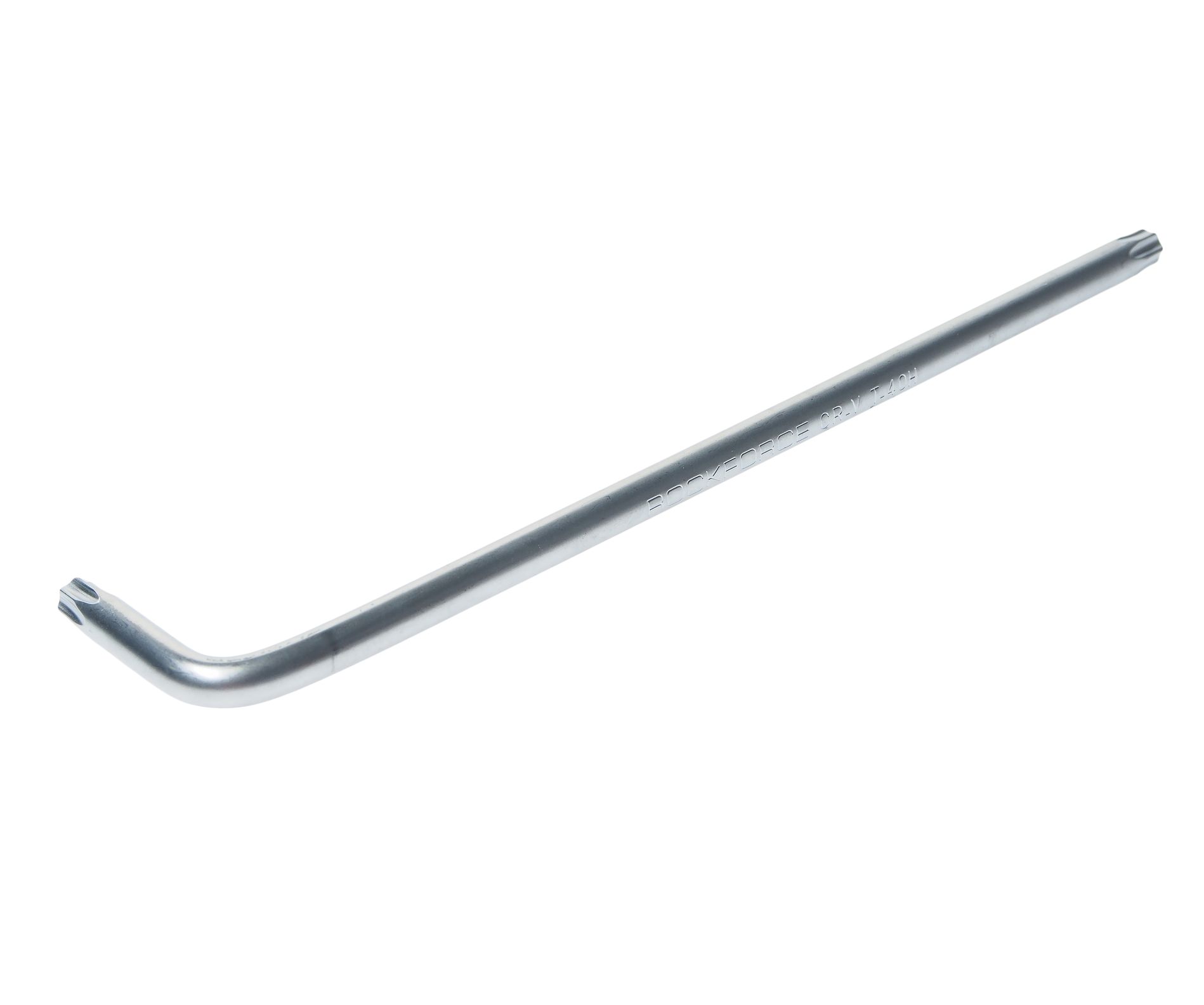 Ключ TORX T40H RF-76740XL: Г-образный экстрадлинный с отверстием ROCKFORCE /1/10