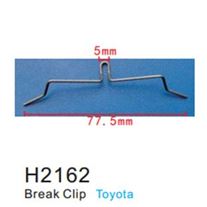 Клипса для крепления внутренней обшивки а/м Тойота металлическая (100шт/уп.) Forsage F-H2162(Toyota)