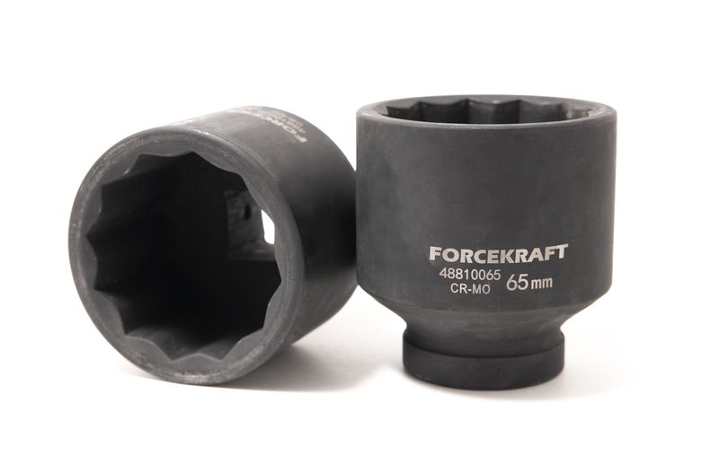Головка ударная глубокая 1", 65мм (12гр.) FORCEKRAFT FK-48810065