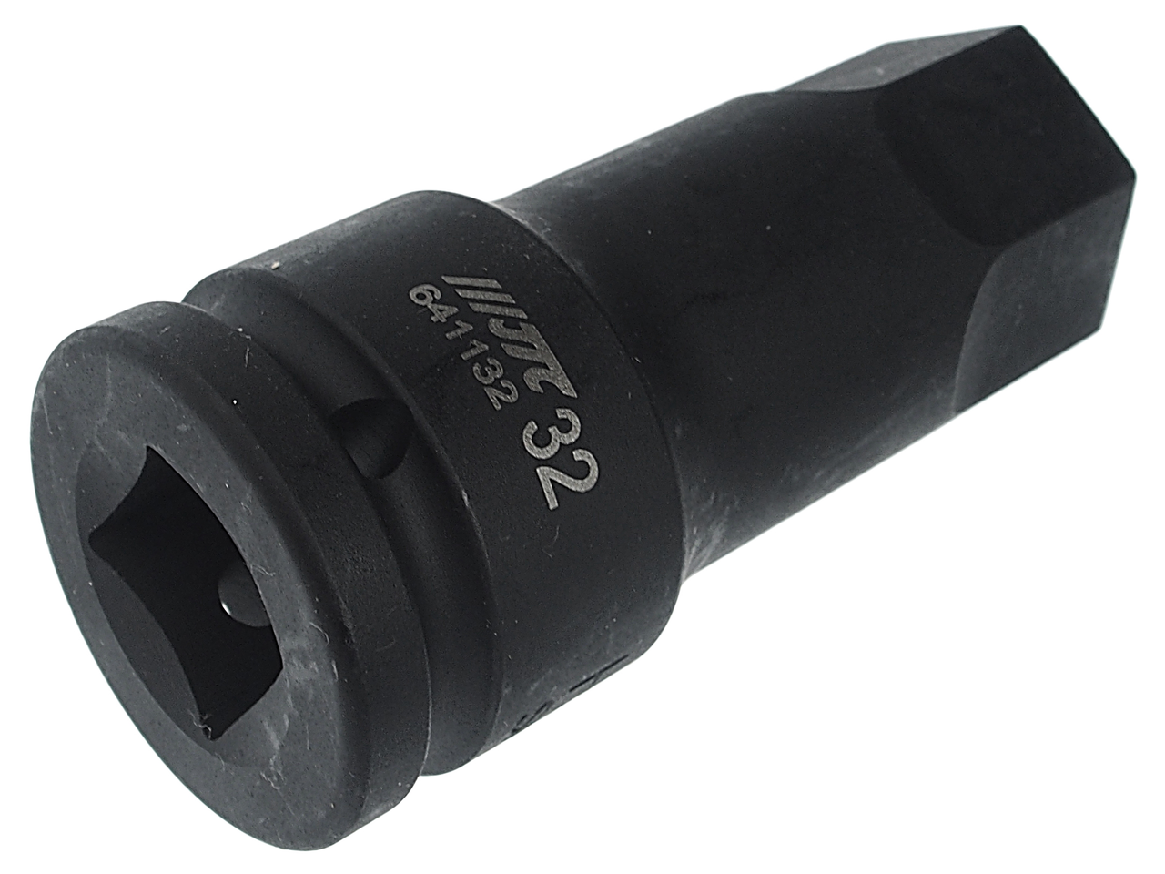 JTC-641132 - Головка торцевая 3/4" HEX H32 ударная L=100мм JTC - материал: сталь марки SNCM 8660, 3/4" Dr. H-32, L-100.
