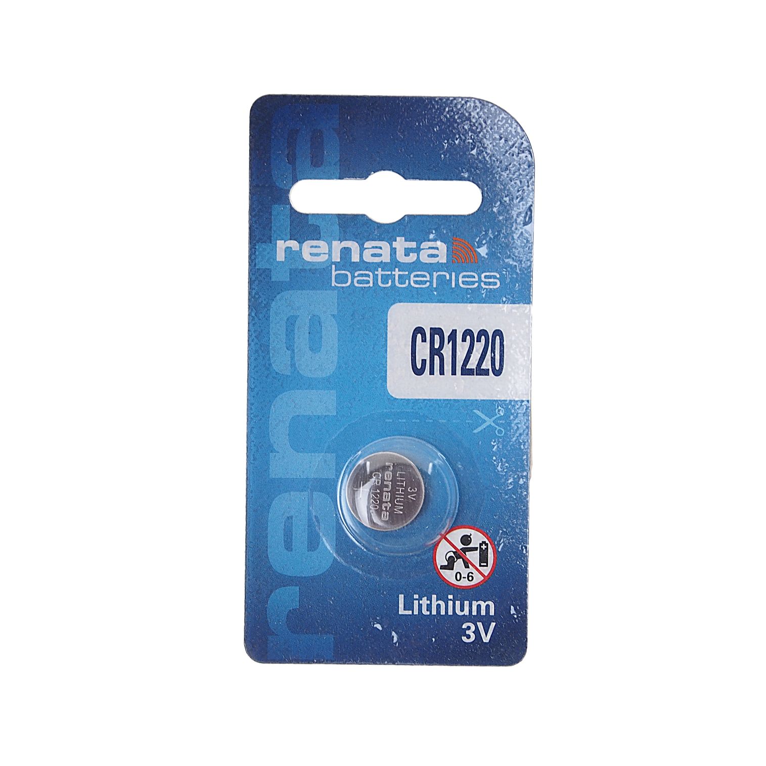Элемент питания CR1220-BC1 LITHIUM таблетка (автобрелки) 3V RENATA /1/10