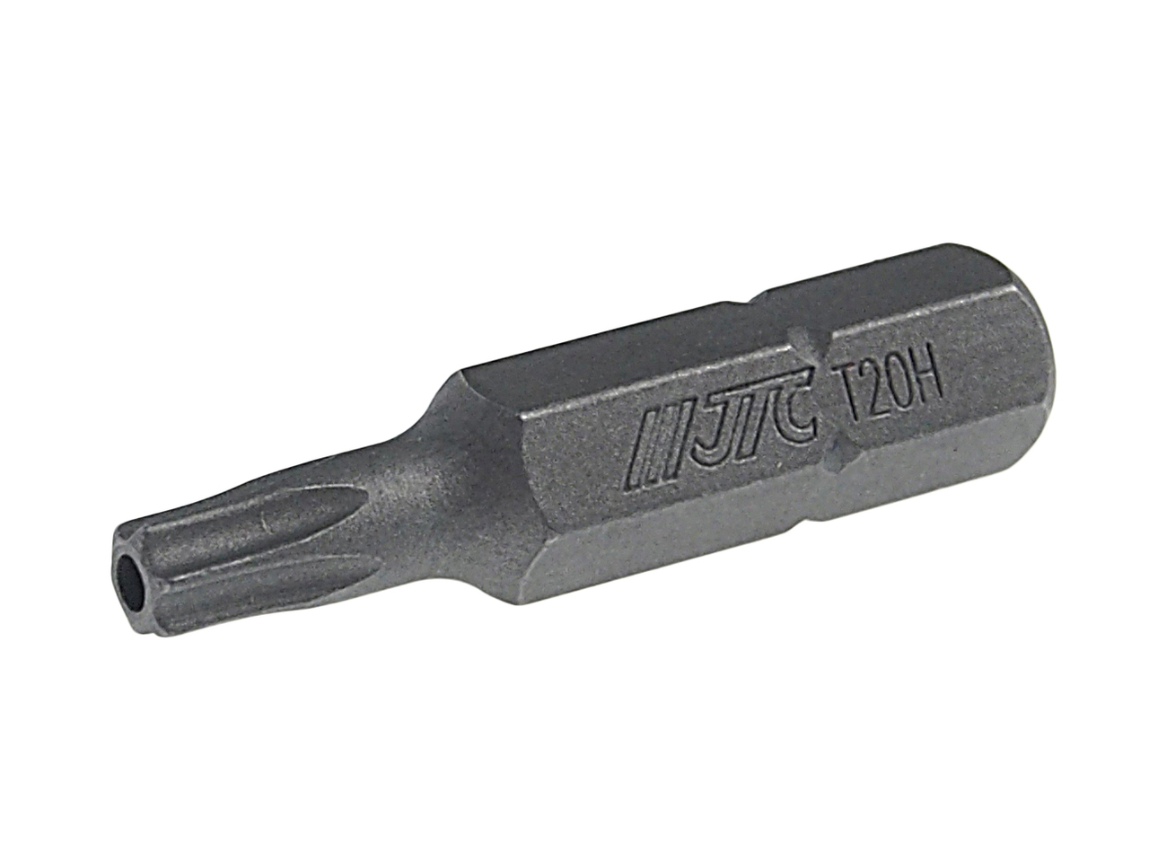 JTC-1143020 - Бита TORX Т20Hх30мм 1/4" DR JTC - 
Материал: S2.
Размер: T20H.
Длина: 30 мм.
Количество шт. в упаковке: 10.
