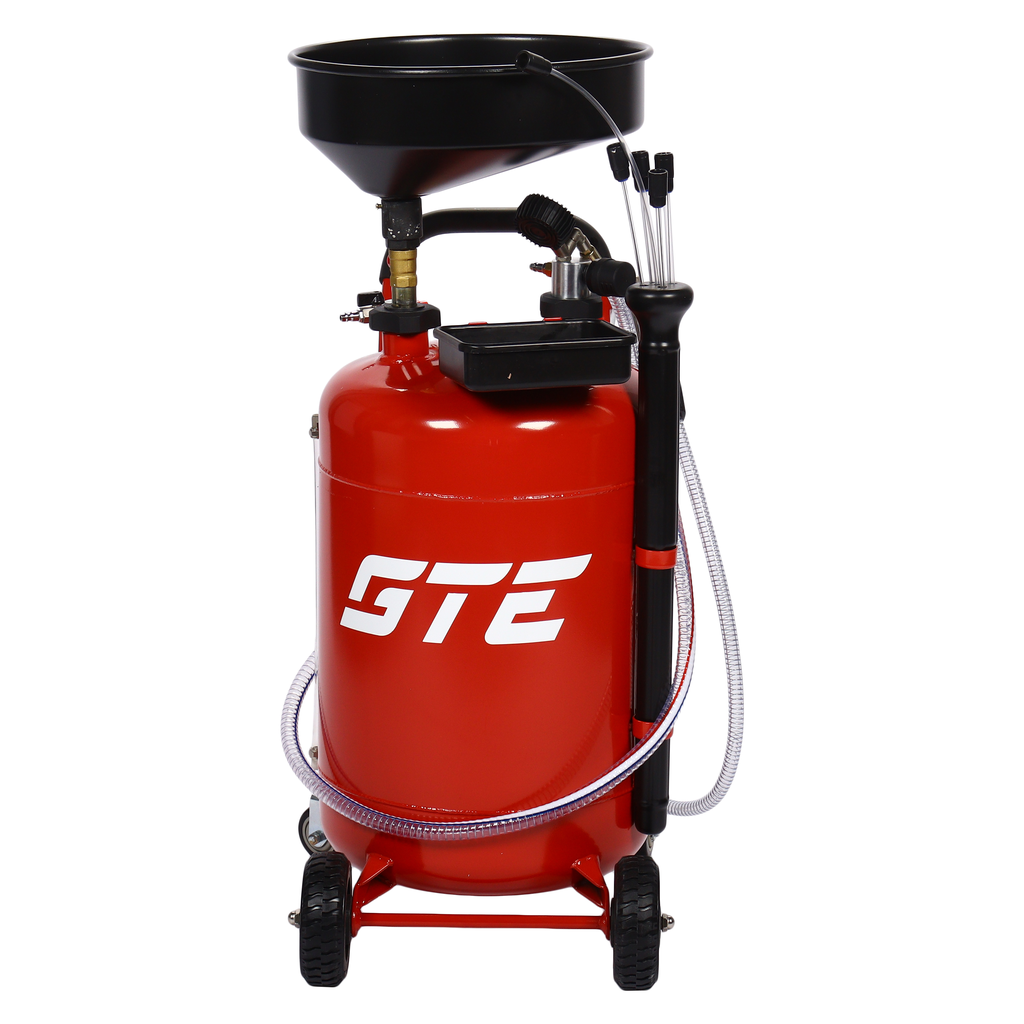 GTE-T14100 - Установка для замены масла 70л с сливной воронкой и щупам GTE - Комбинированная установка для слива и откачки масла ёмкостью бака 70 литров GTE-T14100. Подходит для быстрой замены моторного или трансмиссионного масла любого автомобиля.

Хар