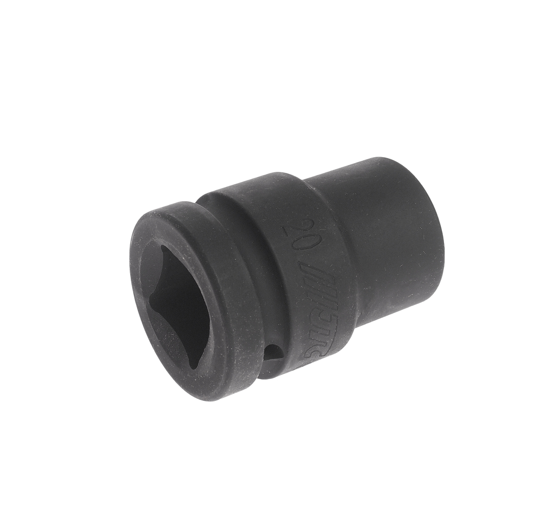 JTC-847620 - Головка торцевая 1" 20мм 4-х гранная ударная (квадрат) L=76мм JTC -  
Изготовлена из высококачественной хром-молибденовой стали.    
4 грани, метрический размер. 
Размер: 1"х20 мм. 
Длина: 76 мм.  
Габаритные размеры: 90/60/60 мм. (
