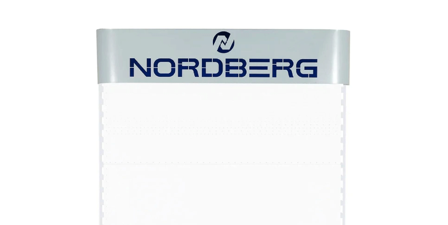 Фриз "NORDBERG" ГП ФНБ-95-50 с электрокомплектом (Алюминий 9006 глянец)
