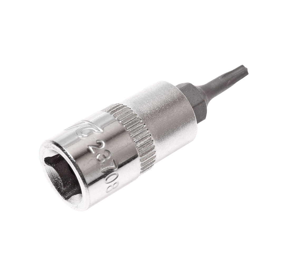 JTC-23708 - Бита-головка 1/4" TORX T8х37мм JTC - 
	Изготовлена из закаленной хром-ванадиевой стали.
	Размер: 1/4"хТ8.
	Общая длина: 37 мм.
	Длина насадки: 15 мм.
	Габаритные размеры: 37/12/12 мм. (Д/Ш/В)
	Вес: 18 г.






Размер
Усилие max.,