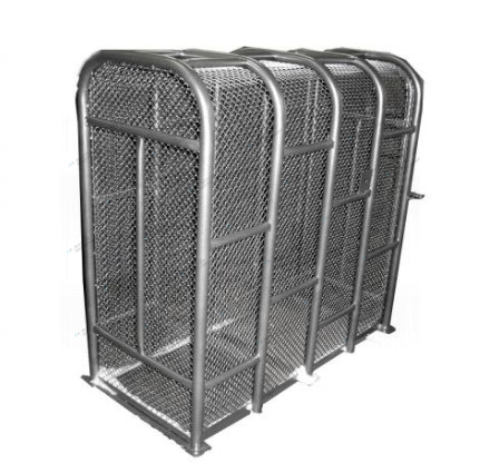 Клетка для безопасной накачки колес грузовых автомобилей POLARUS KL-10