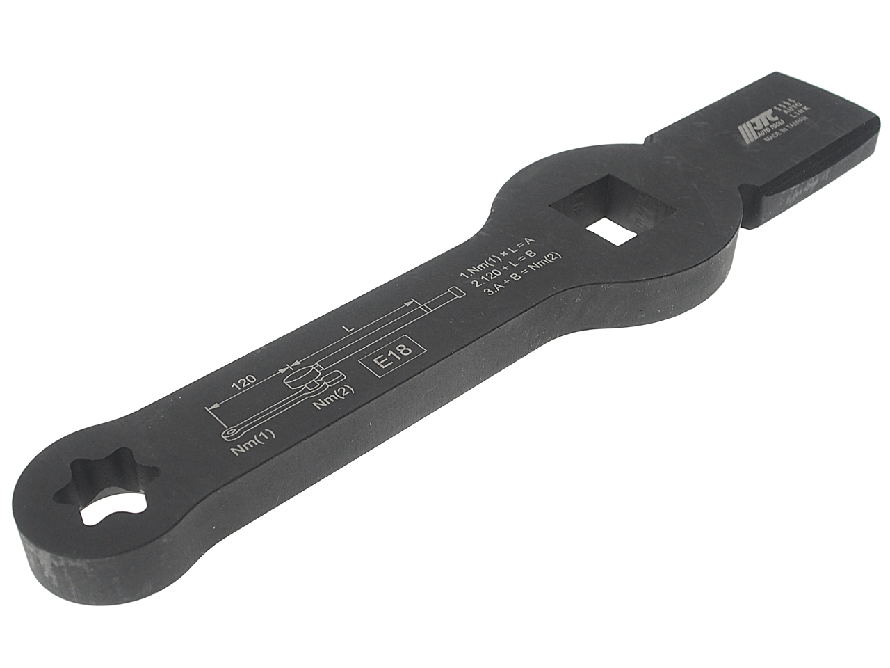 JTC-5595-E18 - Ключ для тормозных суппортов грузовых автомобилей 3/4" TORX E18 JTC - 
Ключ используются для сборки и разборки резьбовых соединений тормозного суппорта грузовиков.
Необходима затяжка винтов с помощью динамометрического ключа в соответствии 