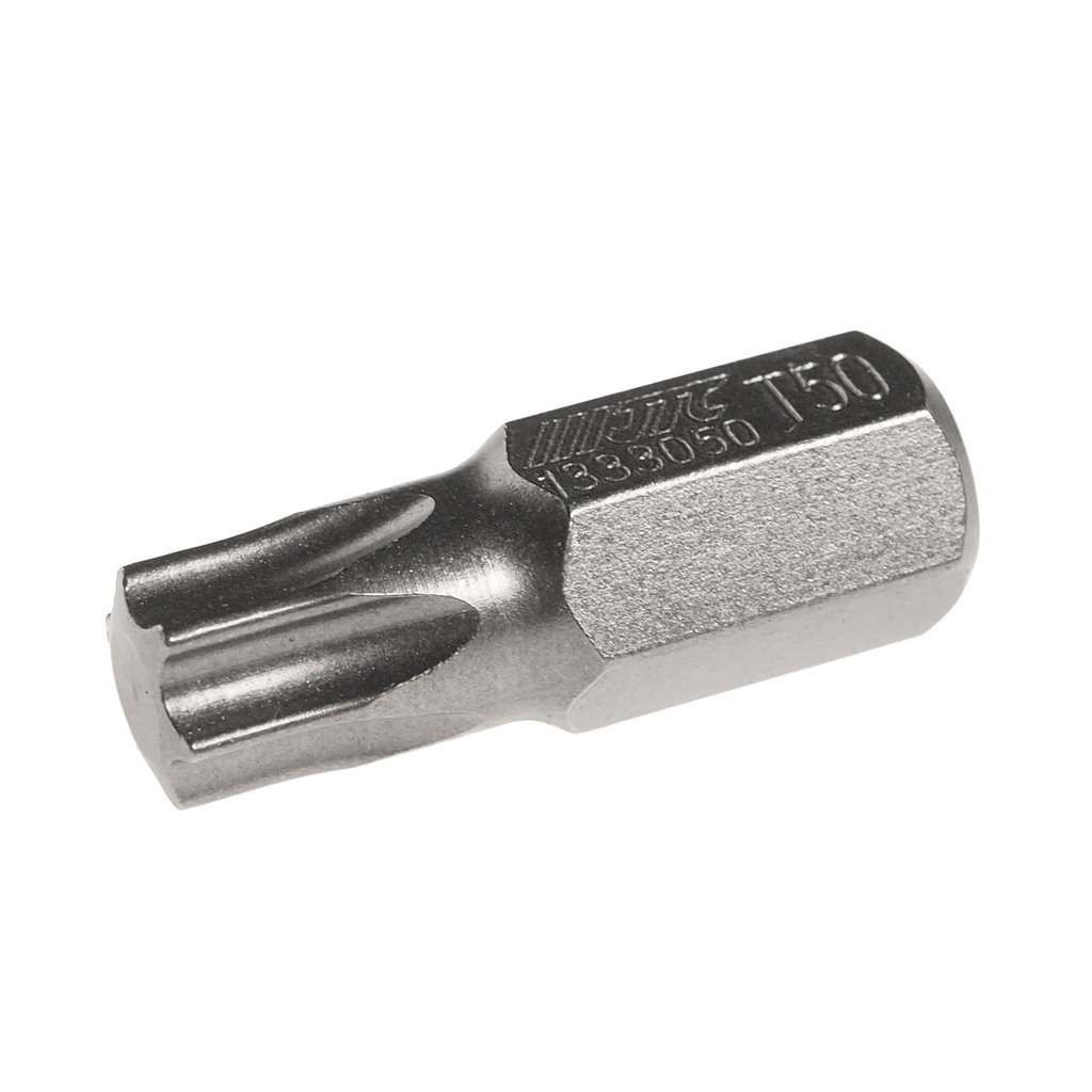 JTC-1333050 - Бита TORX Т50х30мм 10мм S2 JTC - 
Размер: Т50 х 30 мм., удлиненная TORX.
Длина насадки: 10 мм.
Материал: S2 сталь.
