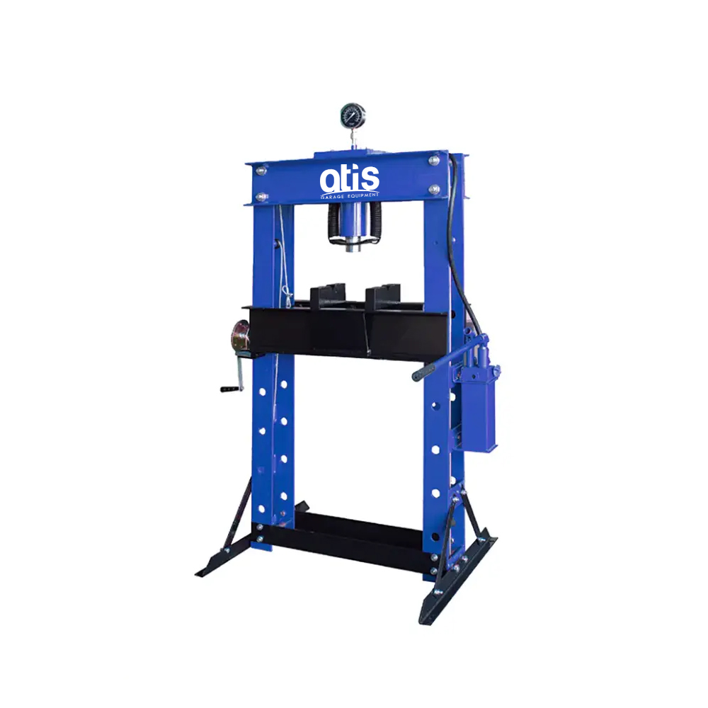 HW 0901H Пресс напольный гидравлический, ручной 50т., двухскоростной