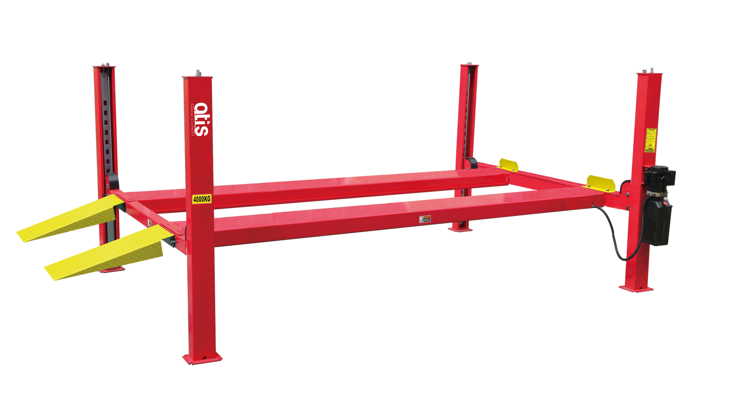 А455H Подъемник четырехстоечный, 5.5 тонн, для слесарных работ (Серый)