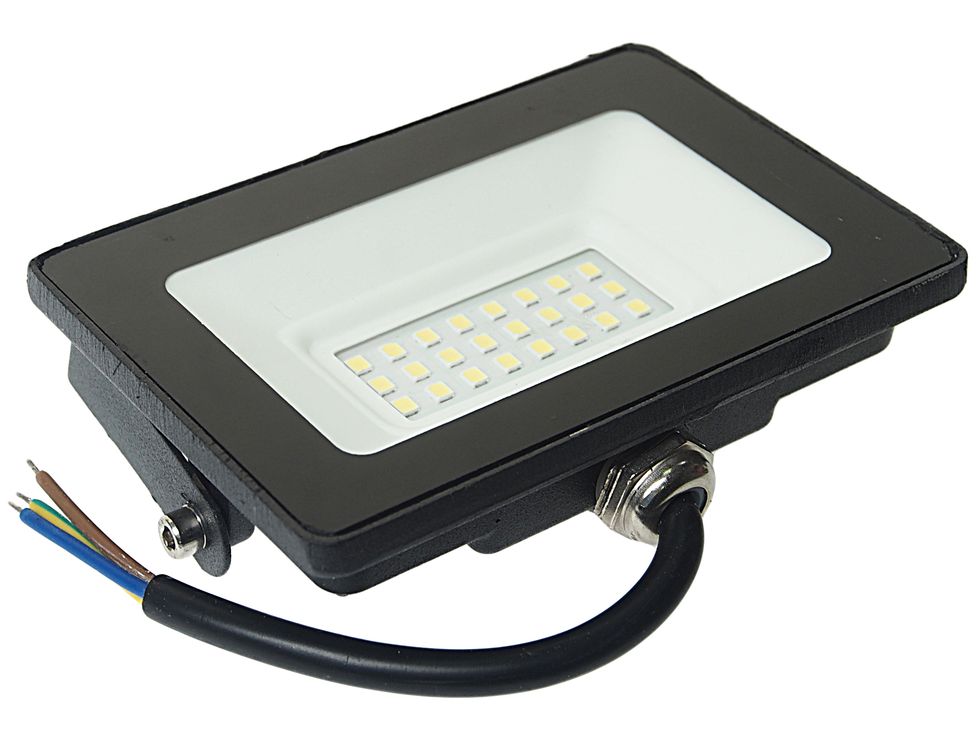 Прожектор RSV-SFL20 LED SMD BLACK 20W 6500K 122х92мм 220V RSV /1/50