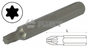 Бит TORX T50 10мм AIST 1327550T L=75мм, S2, (упаковка 10 шт) Киров