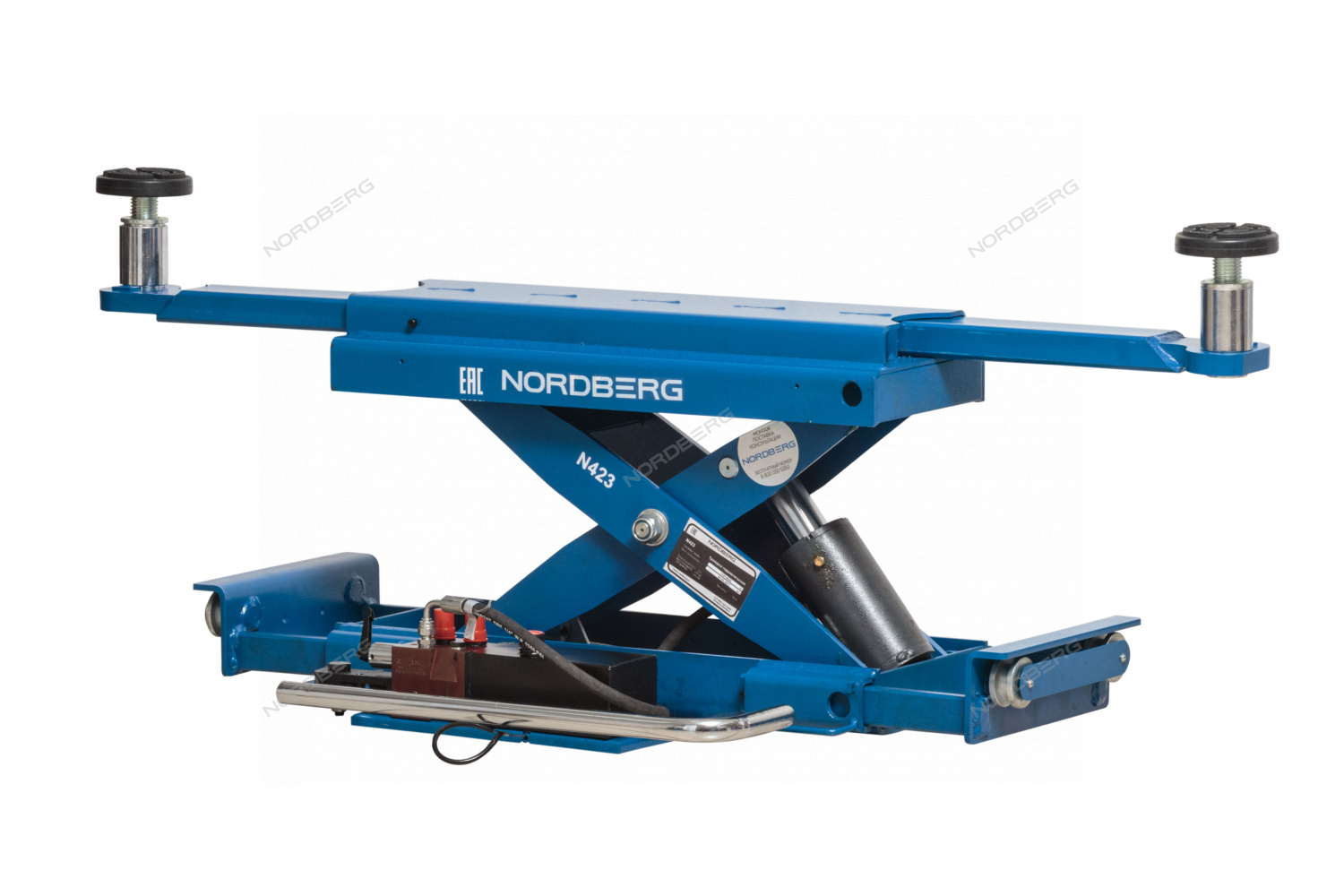Траверса с ручным приводом, 2 т для подъемников N634, 4445J, 4450J, синяя NORDBERG N423_B