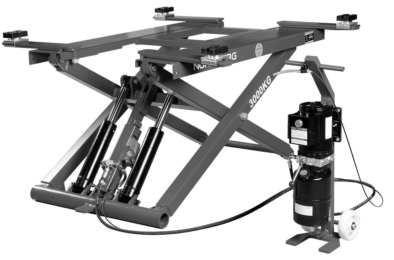 Подъемник ножничный мобильный, 3 т, 220 В NORDBERG N630-3G