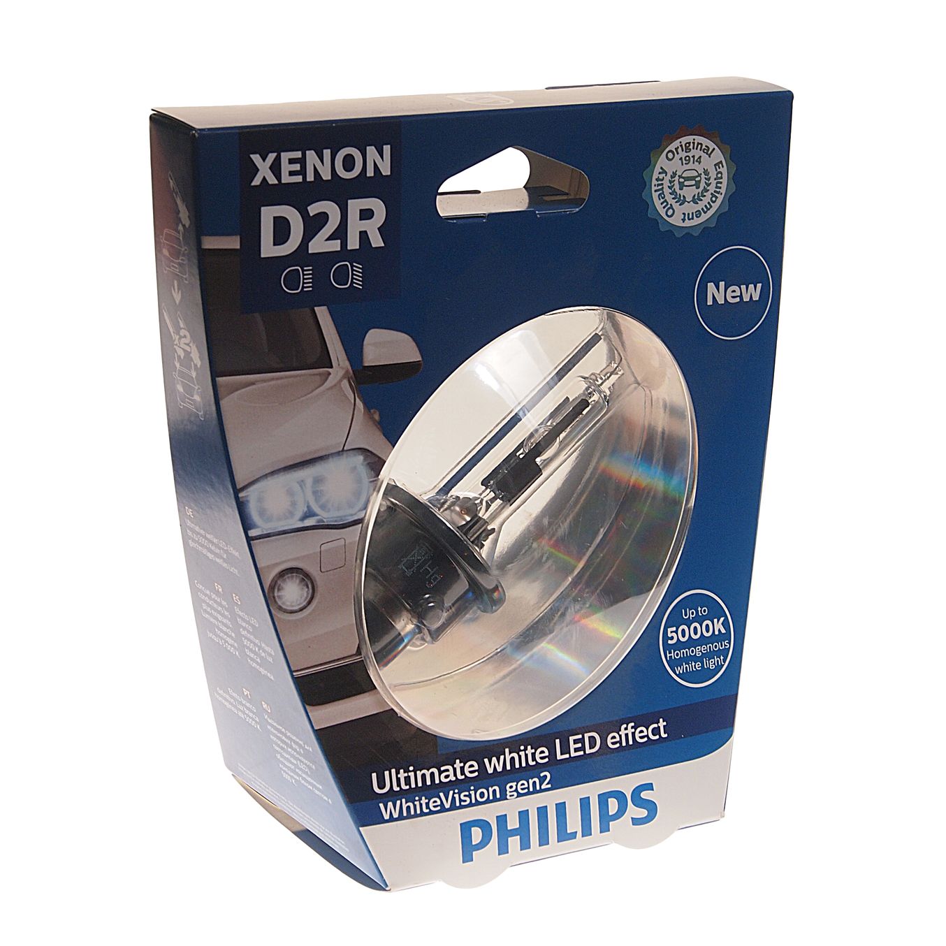 Автолампа D2R (35) P32d-3  Xenon WhiteVision gen2 5000K (блистер) 85V PHILIPS /1/2