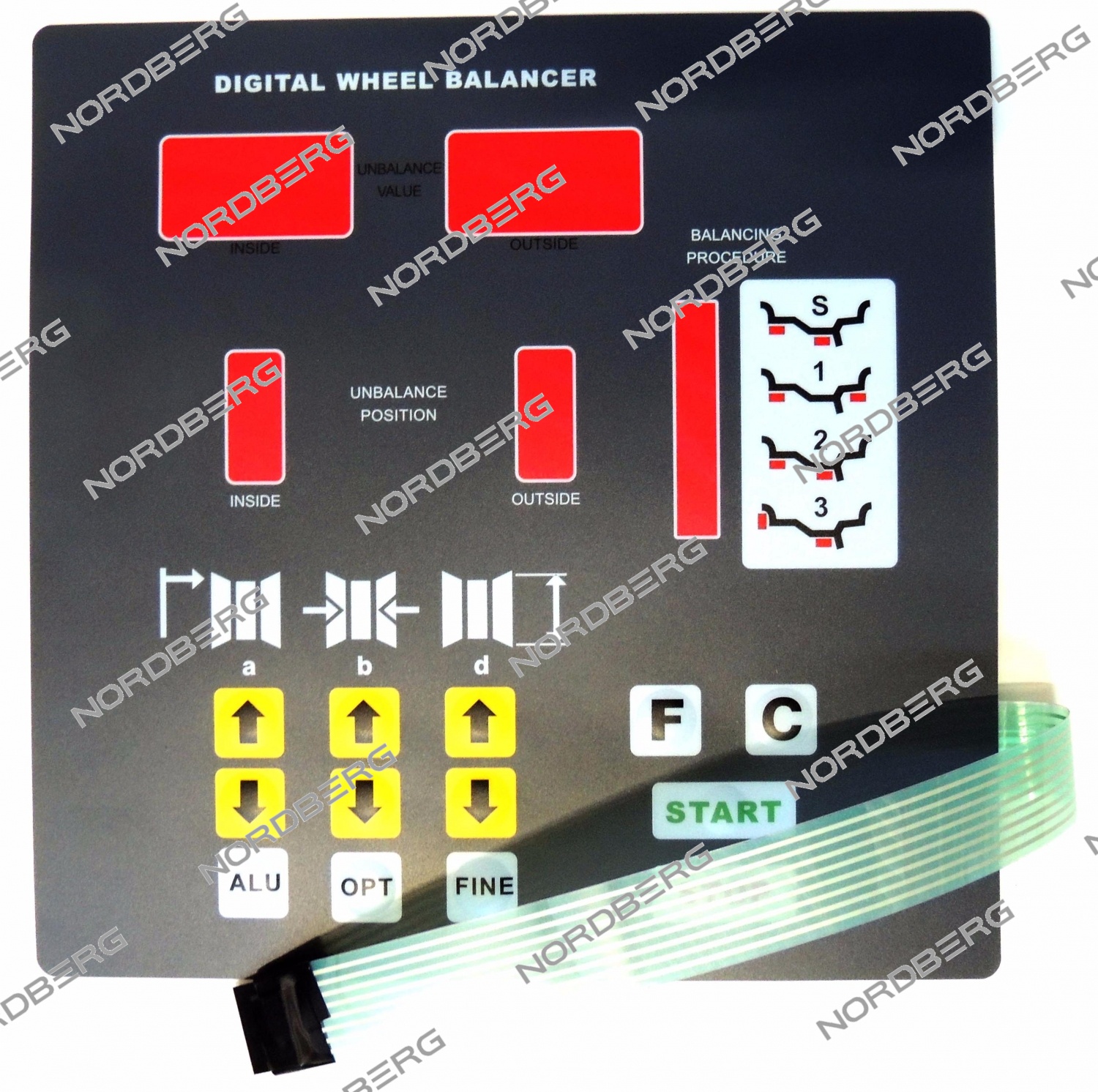 Клавиатура для 4523C NORDBERG X000332(500-29)