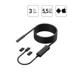 IC-V553 Видеоэндоскоп USB, 2Мп, 1920x1080, 3м, 5.5 мм зонд iCartool IC-V553