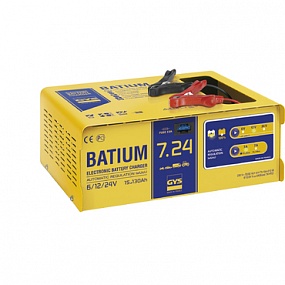 024502 BATIUM 7-24 -микропроцессорное автоматическое профессиональное зарядное устройство для всех типов батарей 15-130 А/час, 6/12/24 В