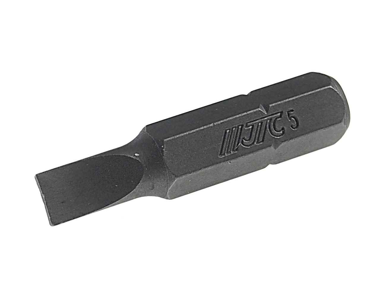 JTC-1123005 - Бита шлицевая DR 0.9х5х30мм 1/4" S2 JTC - 
Материал: S2.
Размер: 5.
Длина: 30 мм.
Количество шт. в упаковке: 10.
