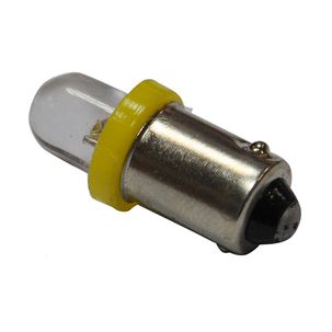 Автолампа T4W (BA9s) LED ROUND YELLOW 12V MEGA ELECTRIC /100/500