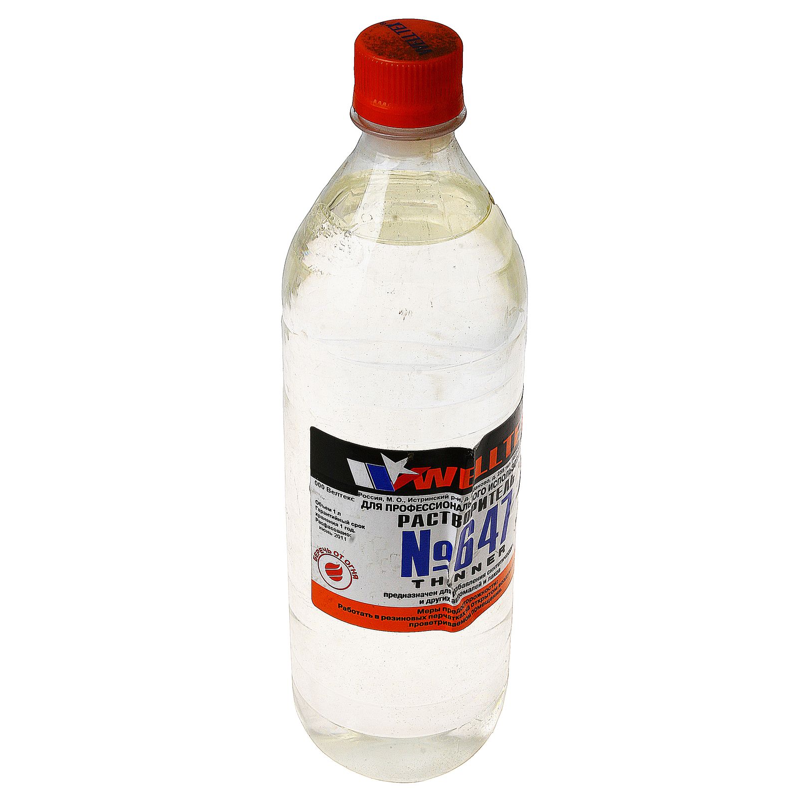 Растворитель 647 1л WELLTEX