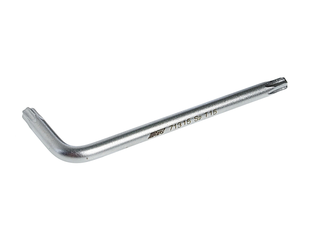 JTC-71315 - Ключ TORX Г-образный T15 L=54мм JTC - 
Материал: S2.
Размер: Т15.
Длина: 54 мм.
Ширина: 18 мм.
Количество шт. в упаковке: 20.
