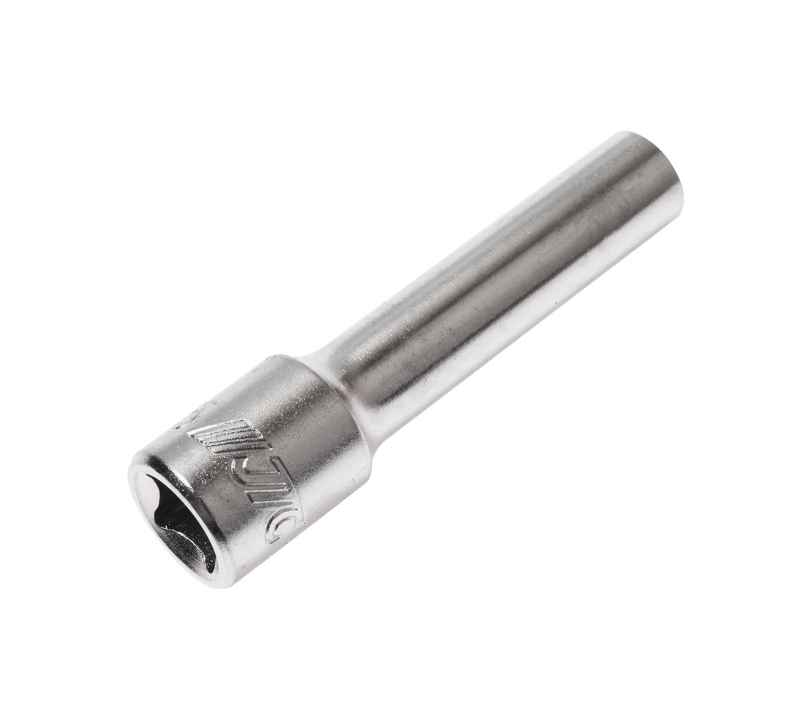 JTC-25255 - Головка торцевая 1/4" 5.5мм глубокая L=50мм JTC - 
  6 граней, метрический размер. 
  Изготовлена из закаленной хром-ванадиевой стали. 
  Размер: 1/4&rdquo;х5.5 мм.
  Общая длина: 50 мм. 
  Количество в оптовой упаковке: 20 шт. и 1000 шт.