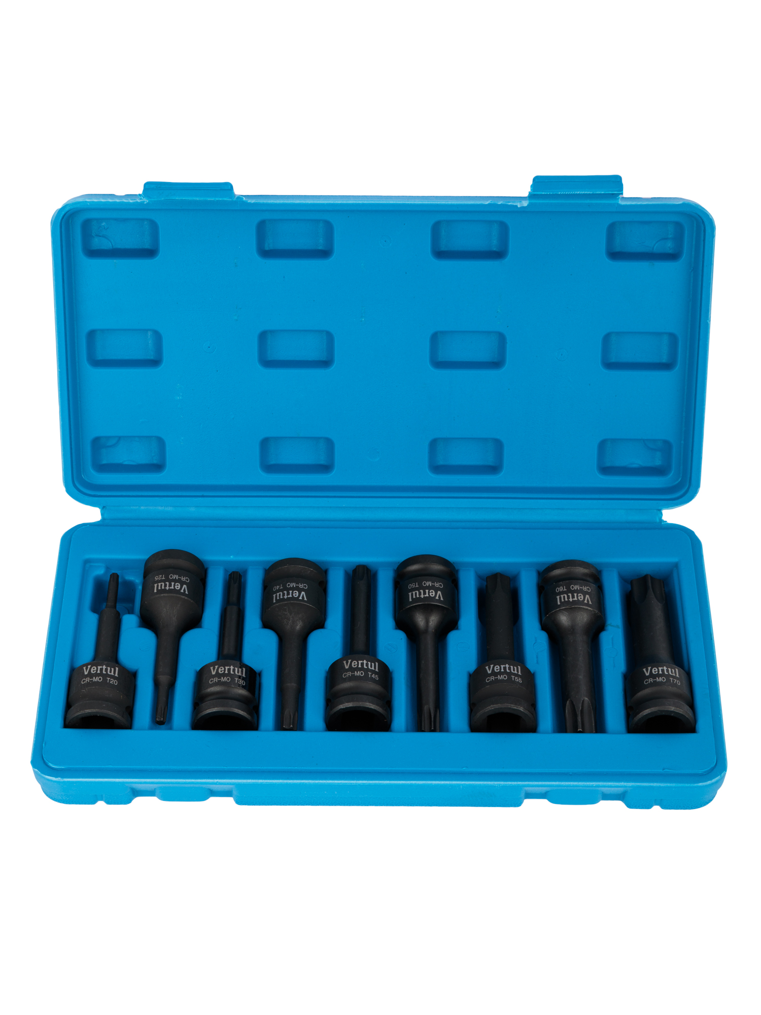 Набор ударных головок TORX 9 пр. VR50256