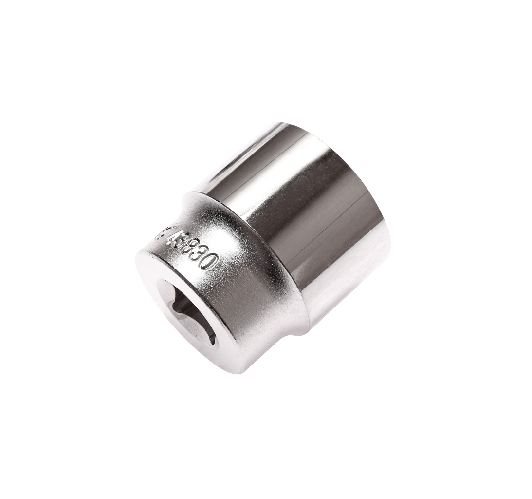 JTC-43830 - Головка торцевая 1/2" 30мм L=42мм JTC -  
  6 граней, метрический размер. 
  Изготовлена из закаленной хром-ванадиевой стали. 
  Размер: 1/2&rdquo;х30 мм.
  Длина: 42 мм. 
  Количество в оптовой упаковке: 10 шт. и 100 шт. 
  Габаритные р