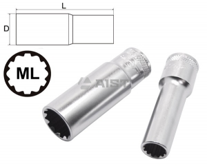 Головка глубокая 4.5мм 1/4" "ML" AIST 2124045 Киров