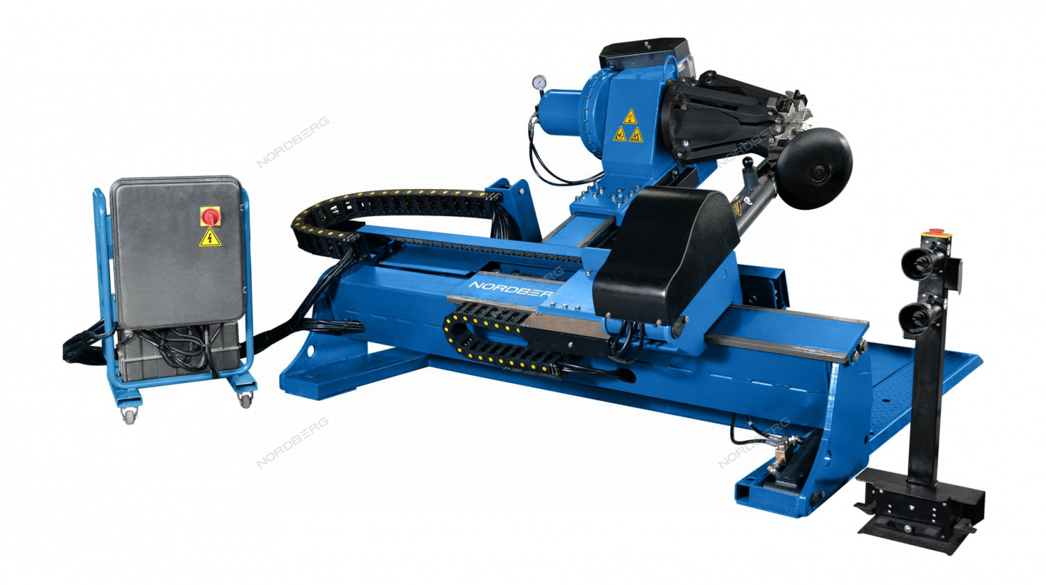 Станок шиномонтажный для грузовых машин, двухскоростной, 380 В, синий NORDBERG 46TRKE60