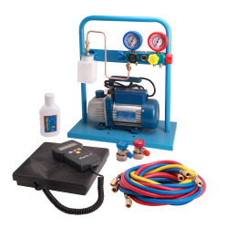 AC-3014 Комплект для заправки кондиционеров, compact с функцией заправки масла ОДА Сервис AC-3014