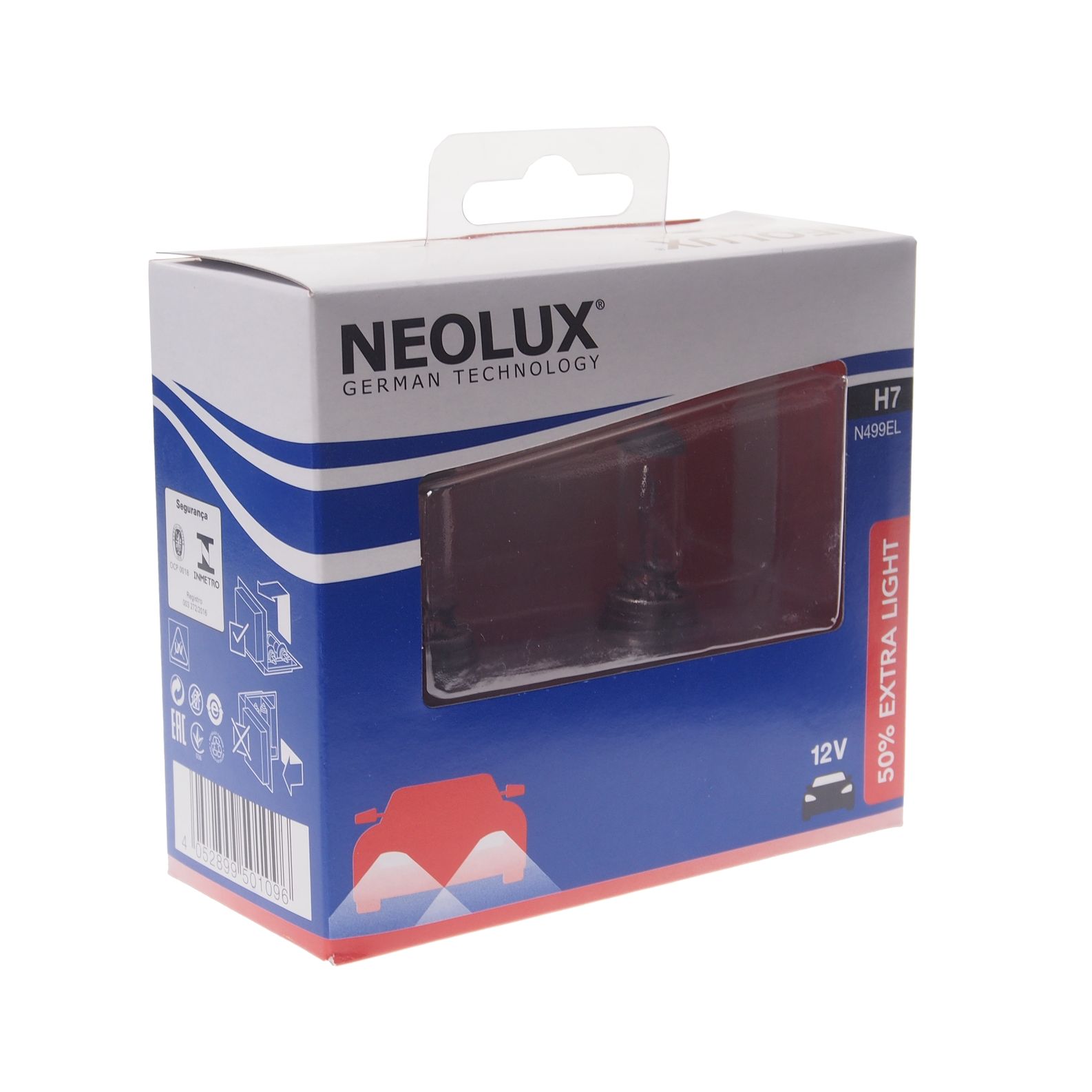Автолампа H7 (55) PX26d+50% EXTRA LIGHT (бокс, 2шт) 12V NEOLUX /1/10