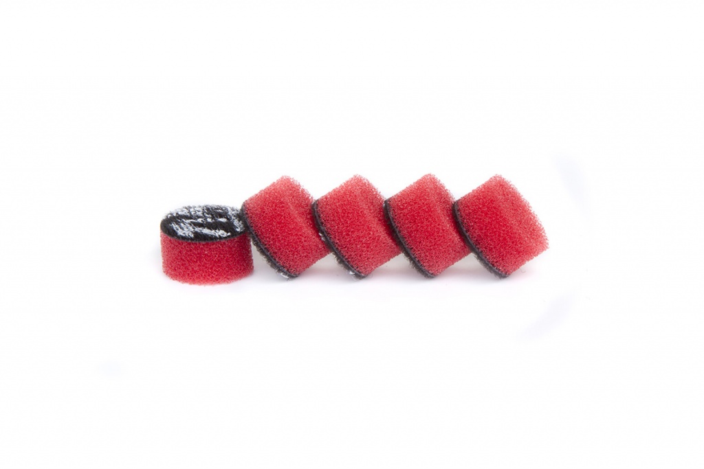 ZV-MINI159MC 15/9/15-ZviZZer MINI (набор 5шт) КРАСНЫЙ твердый круг для гибкого вала