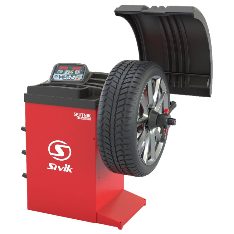 SIVIK SPUTNIK STANDARD СБМК-60 Ст Станок балансировочный, красный