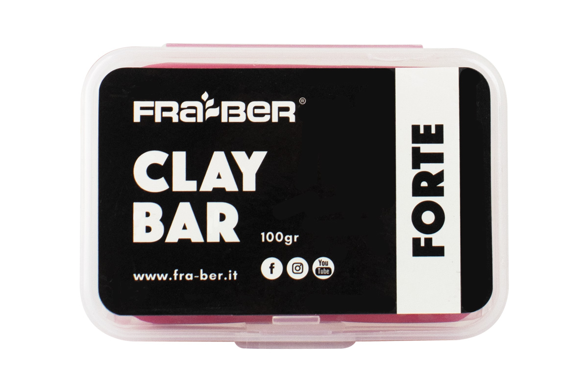 79198 Глина красная полировальная твердая Clay Bar Red Forte, 100гр