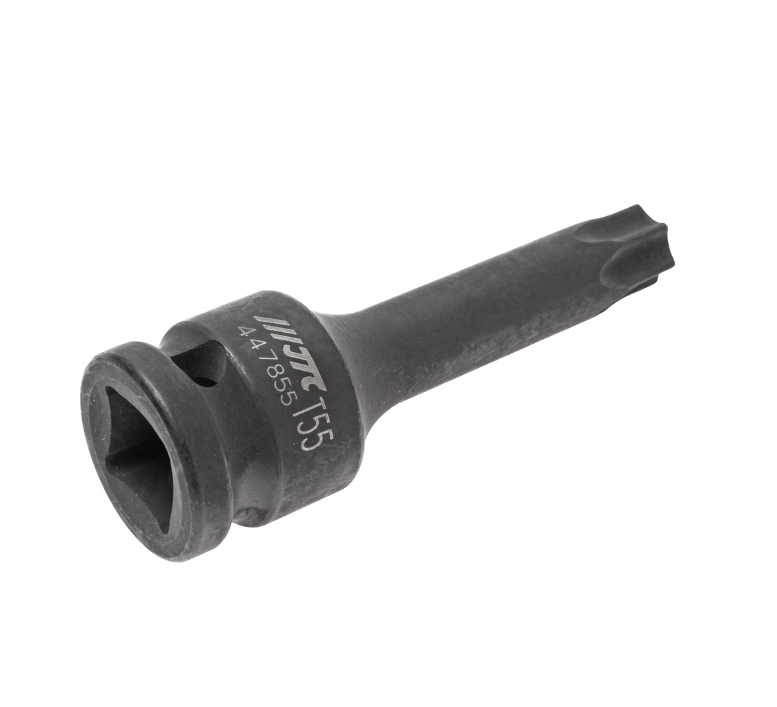 JTC-447855 - Бита-головка 1/2" TORX T55х78мм ударная JTC - 
	Материал: SNCM 8660.
	Размер: TORX 1/2"хT55.
	Общая длина: 78 мм.
	Габаритные размеры: 78/25/25 мм. (Д/Ш/В)
	Вес: 106 гр.






Размер
Усилие max., lb-in
Усилие max., Н&middot;м
