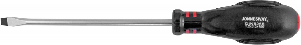 D03S6150 Отвертка стержневая шлицевая HERCULES, SL6.5х150 мм