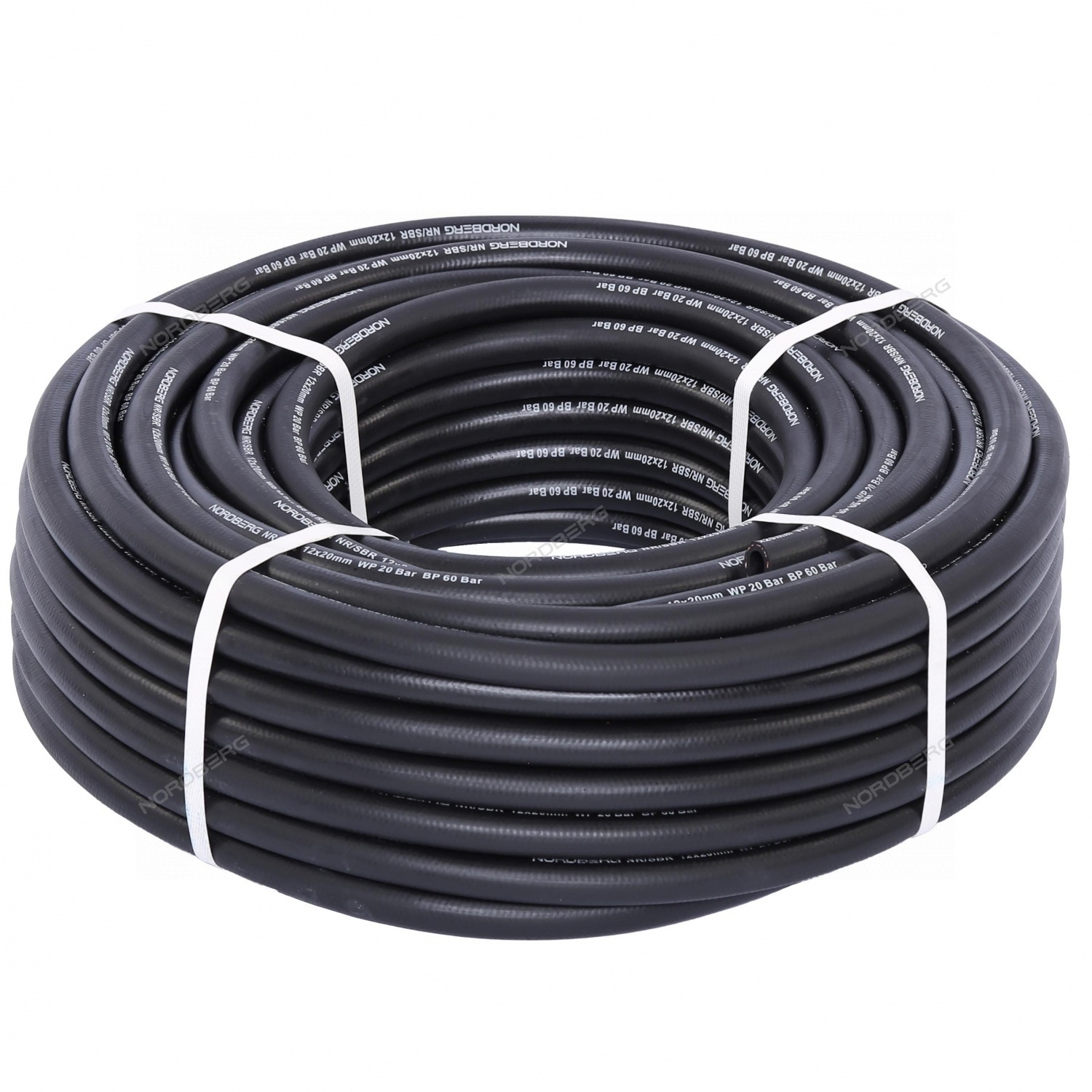 Шланг воздушный, диам. 12х20 мм, прямой, 1 пог. м (в бухте 50м) NORDBERG H1220R