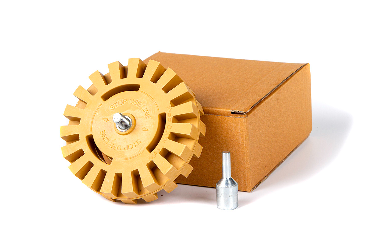 32240 Диск зубчатый для снятия скотча с адаптером 100*25мм/d100mm*25mm