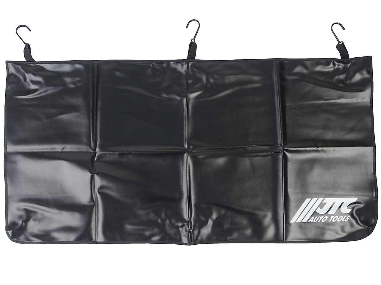 JTC-7958 - Накидка на крыло защитная 1150х550мм крючки JTC - 
Материал: мягкая искусственная кожа.
Защитная накладка оборудована крючками, универсальна для использования на любом транспортном средстве, особенно для алюминиевого крыла.
Размер: 1150 х 550 м