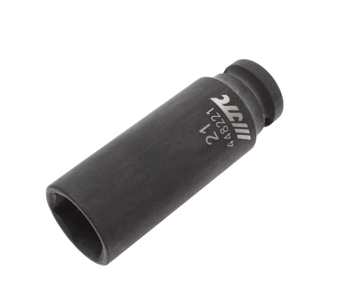 JTC-448221 - Головка торцевая 1/2" 21мм ударная глубокая L=82мм JTC - 
  6 граней, метрический размер. 
  Изготовлена из высококачественной хром-молибденовой стали. 
  Размер: 1/2"х21 мм.
  Общая длина: 82 мм. 
  Количество в оптовой упаковке: 1